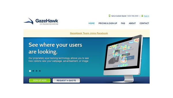 借助视线追踪技术 改进网页设计效果